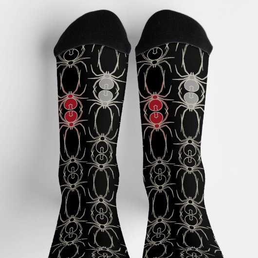 Spiers - Bat Black en Bone White Sokken (Top)