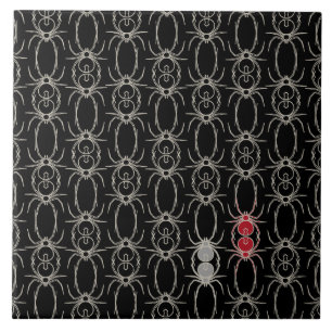 Spiers - Bat Black en Bone White Tegeltje