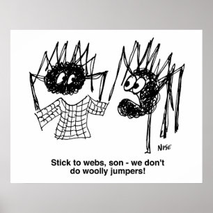 Spiers Discussiëren woeste jumpers Poster