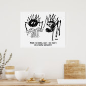 Spiers Discussiëren woeste jumpers Poster (Keuken)
