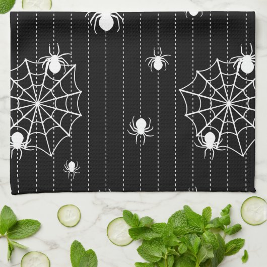 Spiers en webachtergrond theedoek (Gevouwen)