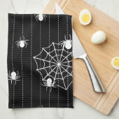 Spiers en webachtergrond theedoek (Quarter Fold)