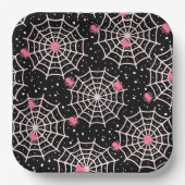 Spiers en webs papieren bordje (Voorkant)