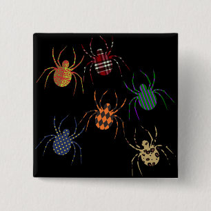 Spiers 'N Patronen Vierkante Button 5,1 Cm