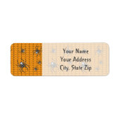 Spiers op label van retournering bij parade (Voorkant)