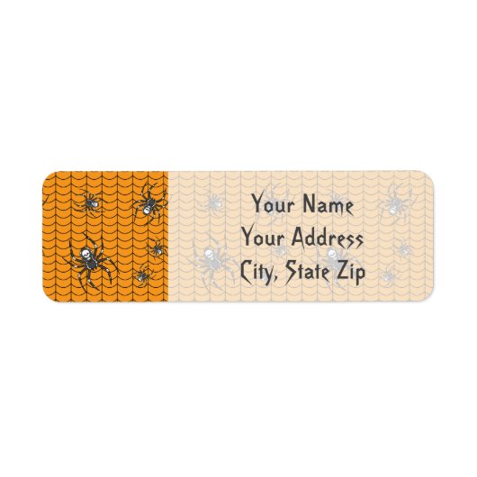 Spiers op label van retournering bij parade (Voorkant)