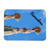 Spiers van La Sagrada Familia in Barcelona, Spanje Magneet (Horizontaal)