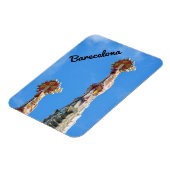 Spiers van La Sagrada Familia in Barcelona, Spanje Magneet (Linkerzijde)