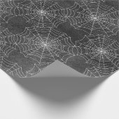 Spiers webontwerp spookachtig, griezelig en leuk cadeaupapier (Hoek)