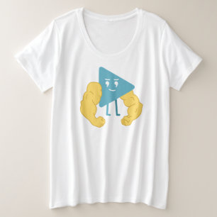 Spierselby Plus Grootte Grote Maat T-shirt