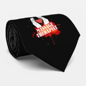 Spierslachting Fysiotherapeut Gift Stropdas (Opgerold)