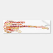 Spierspasmen, Alabama Bumpersticker (Voorkant)