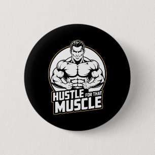 Spiertraining Fitness Bodybuilding Gewichtheffen Ronde Button 5,7 Cm