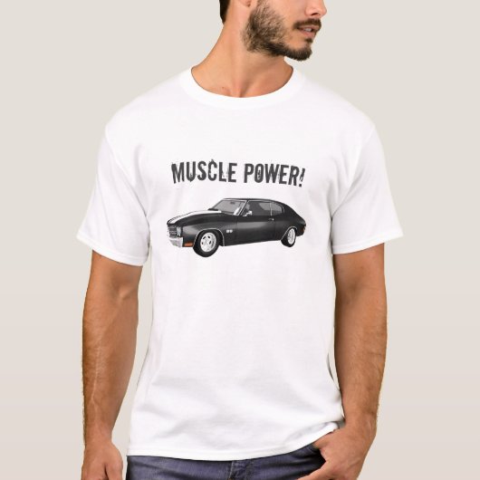 Spiervermogen: 3D-keurmerk: T-shirt (Voorkant)