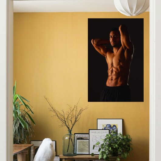 Spiervertrouwen Hot Guy Poster