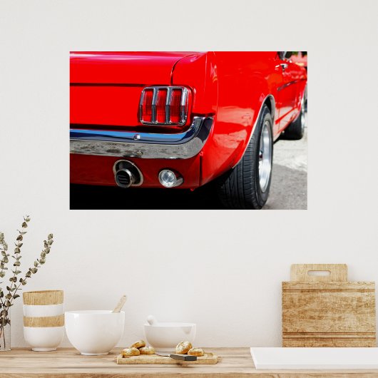 Spierwagen achterzijde poster (Keuken)