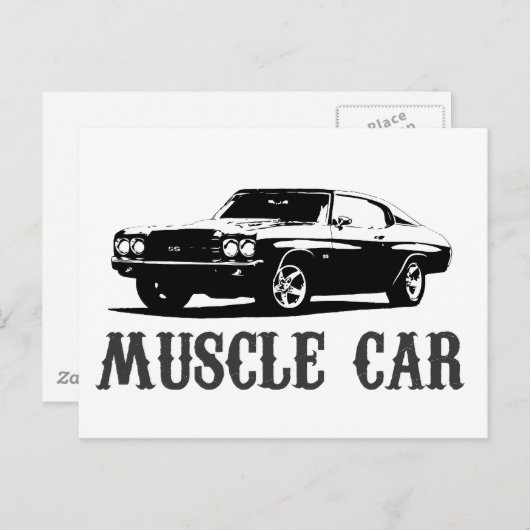 spierwagen briefkaart (Voorkant / Achterkant)