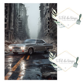  Spierwagen - Impala- Post-Apocalyptische Stad Tissuepapier