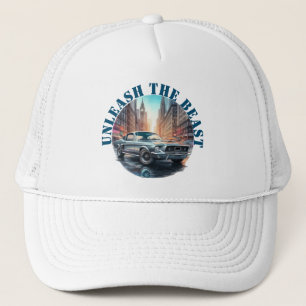 Spierwagen ontketent het beest trucker pet