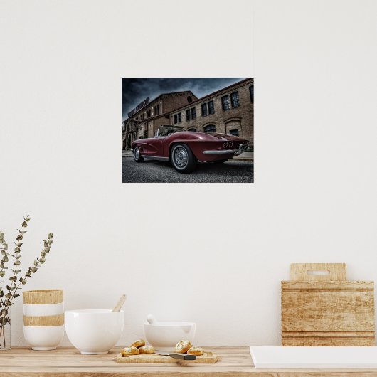  spierwagen poster (Keuken)