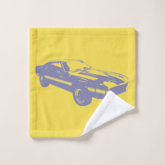  spierwagen Silhouette Bad Handdoek (Wasdoekje)