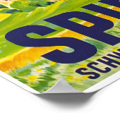 Spiez, Zwitserland,Reisposter Poster (Hoek)