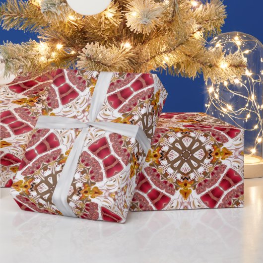 Spiff Elegant Chic Modern Wrapping Paper Cadeaupapier (Feestdagen)