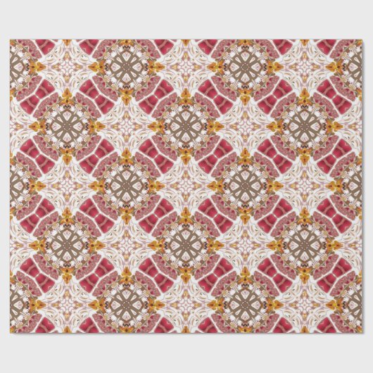 Spiff Elegant Chic Modern Wrapping Paper Cadeaupapier (Vlak)