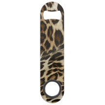 Spiffy Leopard Spots Leather Grain look