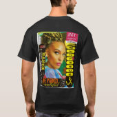 SPIJKER IN MIJN AUTO JAH. Basic Donkere T-Shirt (Achterkant)