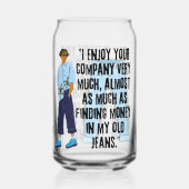 SPIJKERBROEK CITAAT BLIKVORM GLAS (Voorkant)