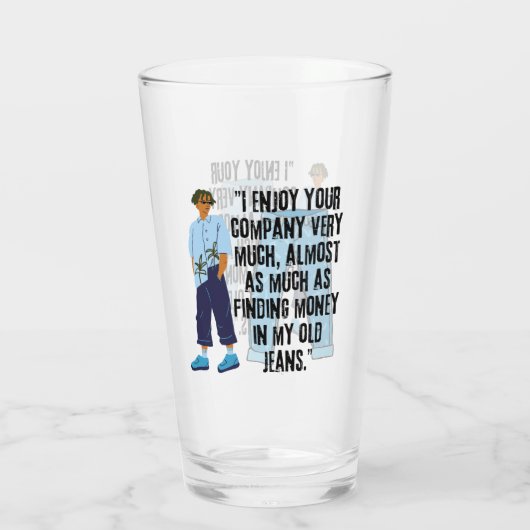 SPIJKERBROEK CITAAT GLAS (Achterkant)