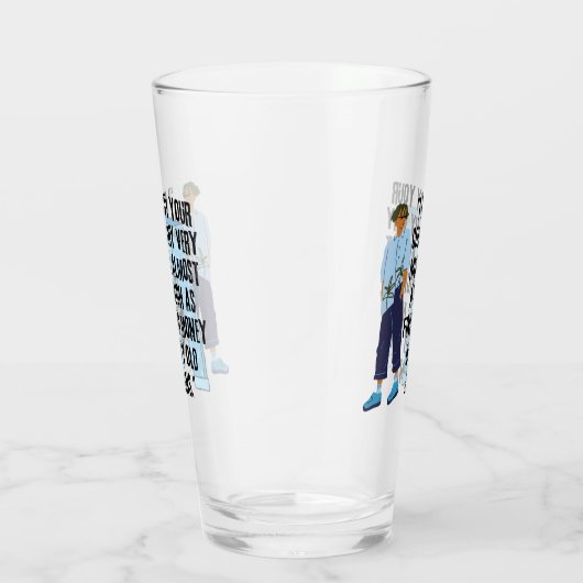 SPIJKERBROEK CITAAT GLAS (Rechts)