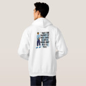 SPIJKERBROEK CITAAT HOODIE (Achterkant volledig)