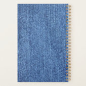 Spijkerbroek Klein (5,5 inch x 8,5 inch) Planner (Achterkant)