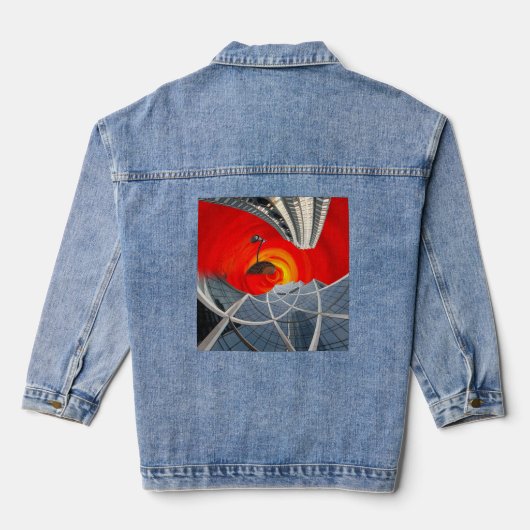 Spijkerjack New York City Manhattan Denim Jacket (Achterkant)