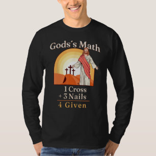 Spijkerkruis geloof in Team Jezus 1 kruis 3 spijke T-shirt