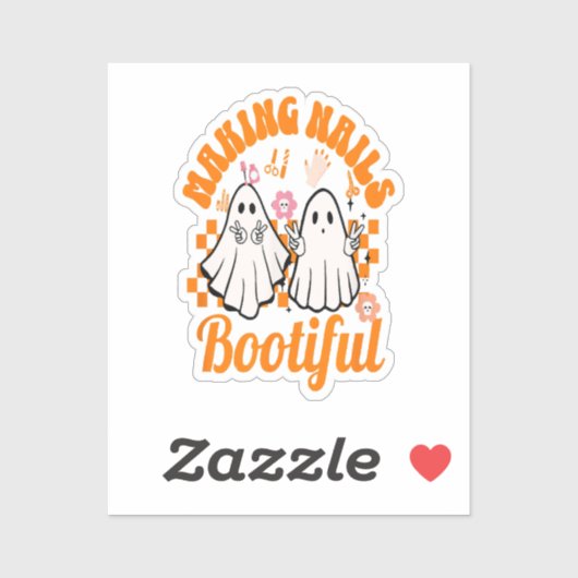 Spijkers bootiful Halloween maken Sticker (Vel)