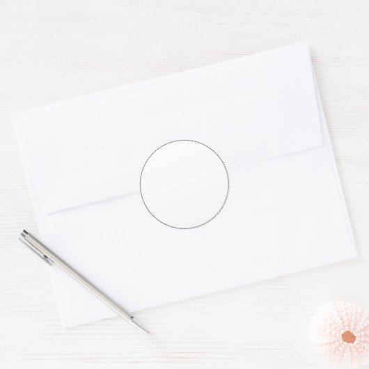 Spijspot stippen rand etiket zegel (Envelop)