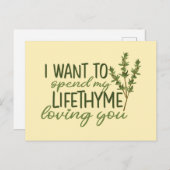 Spijt mijn leven met je grappige Valentijnsdag Briefkaart (Voorkant / Achterkant)