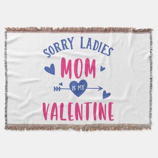 SPijtIG DAMES MAM IS MIJN VALENTIJN Deken (Voorkant)