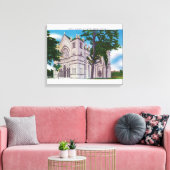 Spijtig Uitzicht van St. Joseph's kathedraal Canvas Afdruk (Insitu (Woonkamer))
