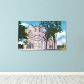 Spijtig Uitzicht van St. Joseph's kathedraal Canvas Afdruk (Insitu (Houten vloer))
