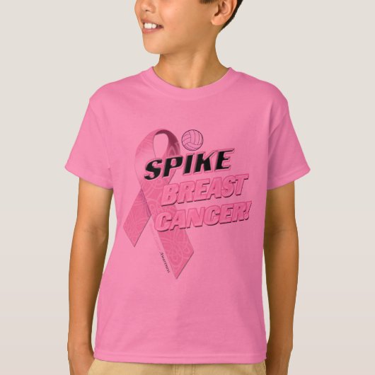 Spike Breast Cancer T-shirt (Voorkant)