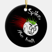 Spike, de bal keramisch ornament (Voorkant)