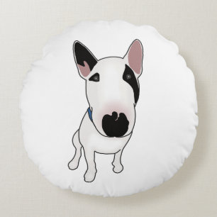 Spike de Engelse Bull Terrier Rond Kussen