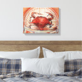 Spike, de zwaargewicht wereldkampioen canvas afdruk (Insitu (Slaapkamer))