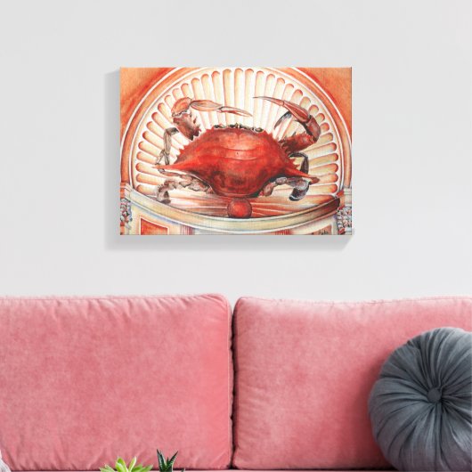 Spike, de zwaargewicht wereldkampioen canvas afdruk (Insitu (Woonkamer))