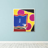 Spike - grote canvas print (Insitu (Houten vloer))