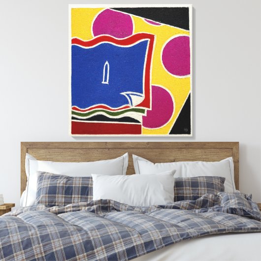 Spike - grote canvas print (Insitu (Slaapkamer))